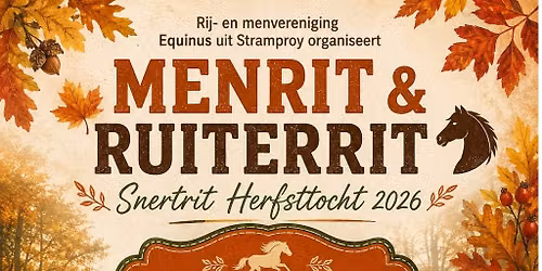 Buitenrit Menrit — uitgaan in Weert